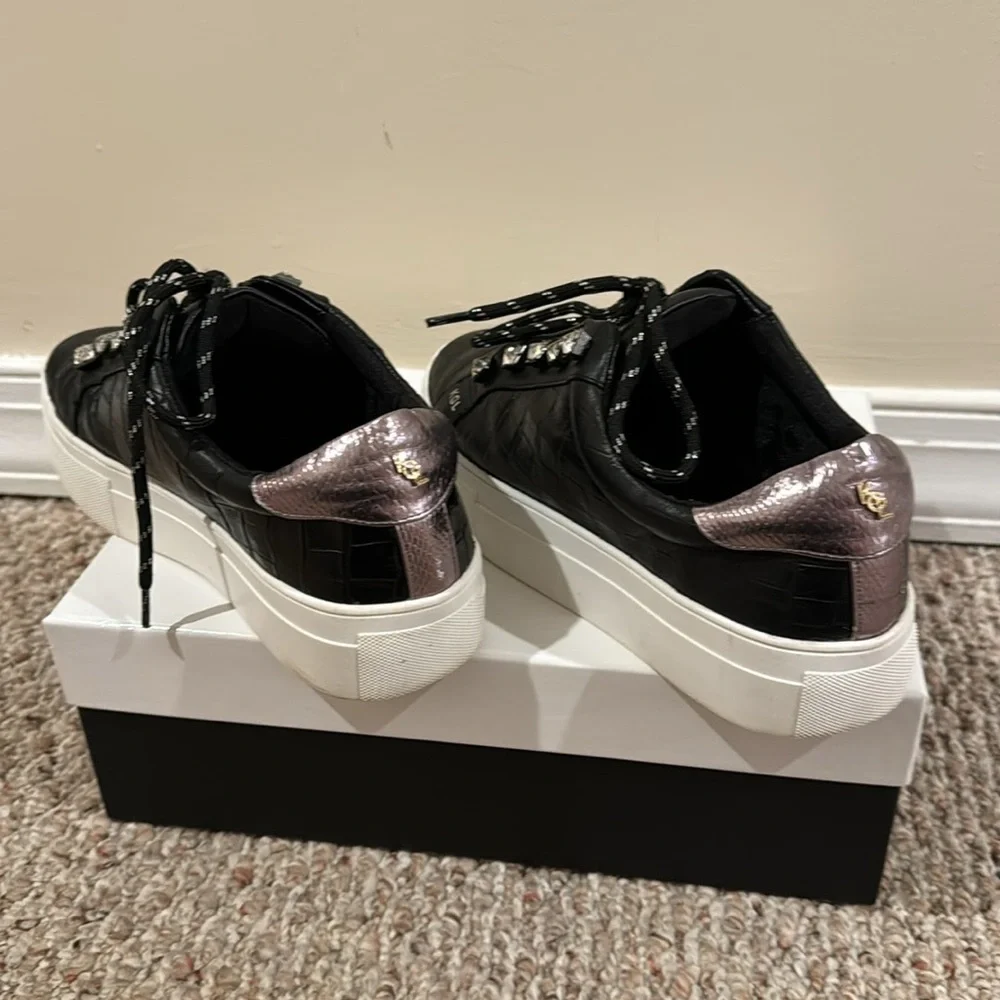 Kurt Geiger London- Women's Liviah Low Top Platform Sneakers, eur 38.5, US 8 - Picture 4 of 6